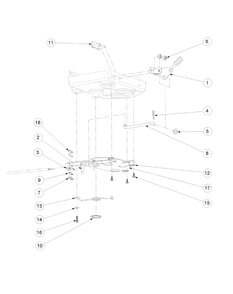 Shut-Off Plate Assembly (2007 And Before) Diagram and Parts List for 56A443TH (750-XP)(2008 & Before) Cub Cadet Lawn Mower